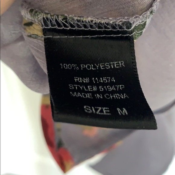 Anthropologie Floral Button Down Blouse - Picture 5 of 5